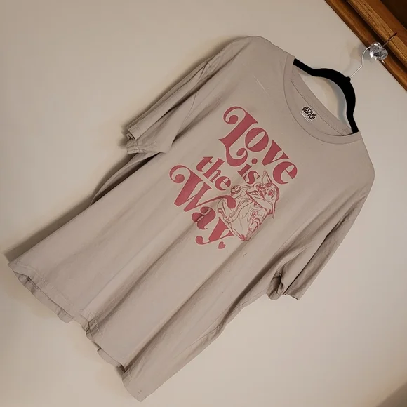 Love Is The Way Grogu The Child Tee MANDALORIAN STAR WARS X DISNEY XXL - Picture 8 of 9